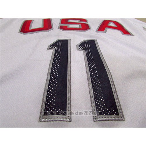 Camiseta USA 2016 Klay Thompson #11 Blanco